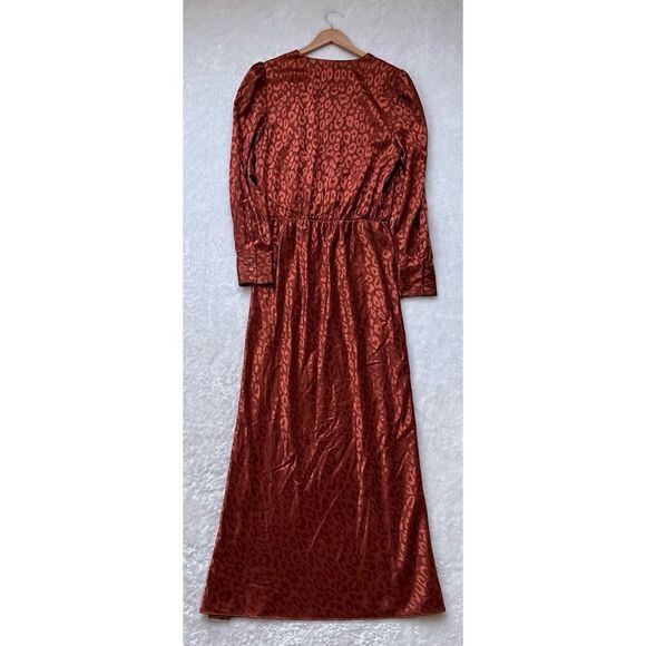 NWT Favorite Daughter x Nuuly The Joan Dress in Chocolate Jacquard, Size Small - Picture 12 of 12